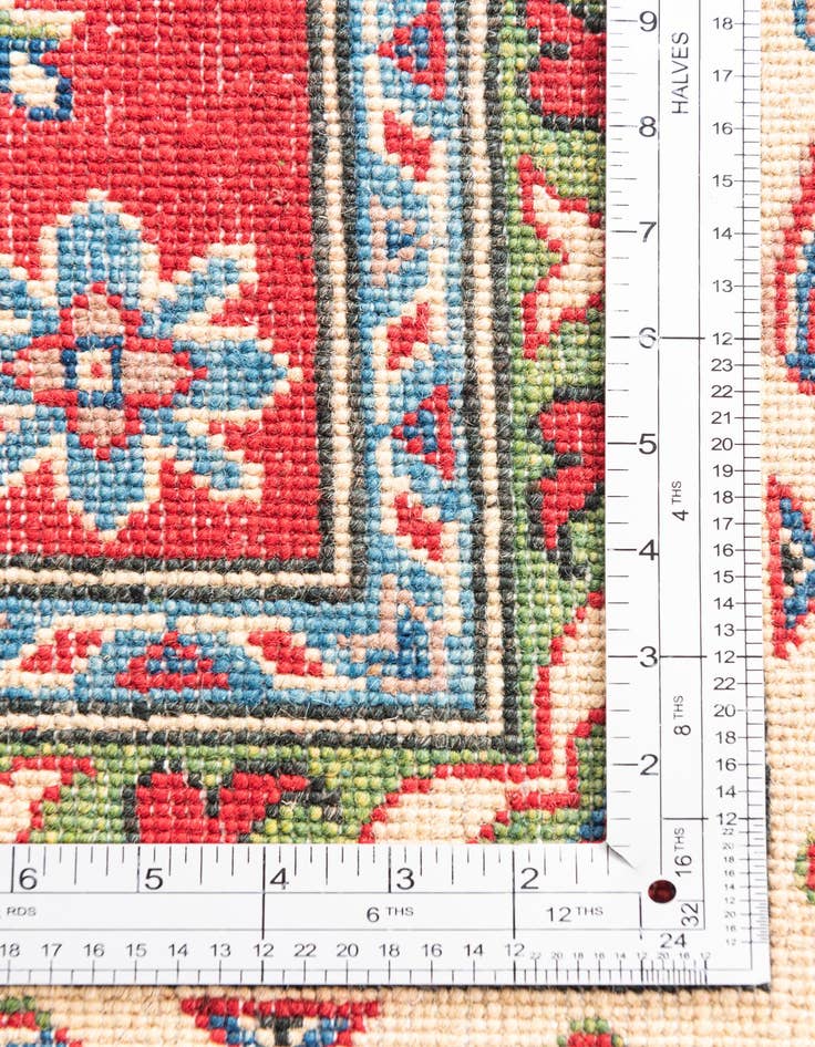 Detail image of  6' 6 x 9' 8  Hand Knotted Kazak Rug