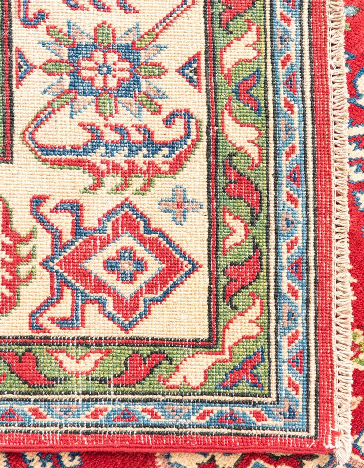 Detail image of  6' 6 x 9' 8  Hand Knotted Kazak Rug