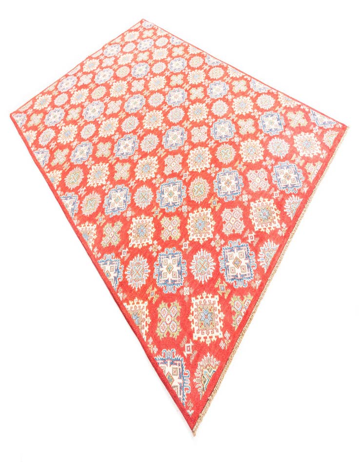 Detail image of  6' 7 x 9' 10  Hand Knotted Kazak Rug