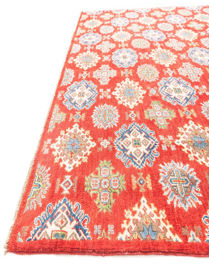 Detail image of  6' 7 x 9' 10  Hand Knotted Kazak Rug