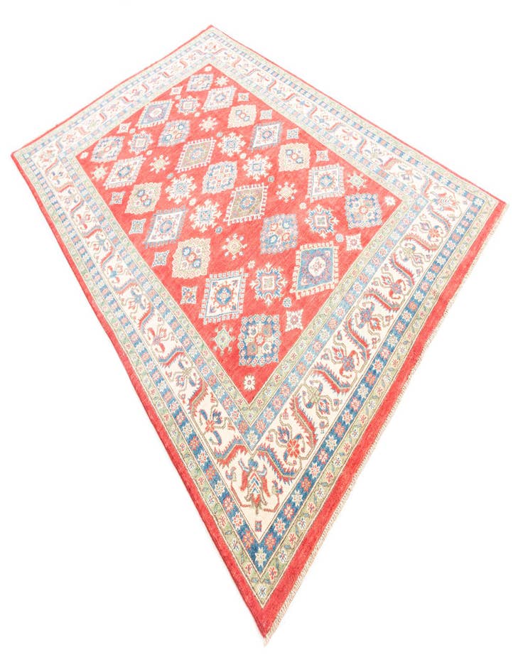 Detail image of  6' 6 x 9' 9  Hand Knotted Kazak Rug