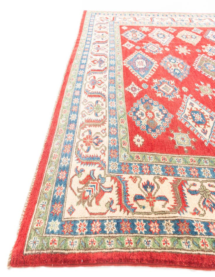 Detail image of  6' 6 x 9' 9  Hand Knotted Kazak Rug