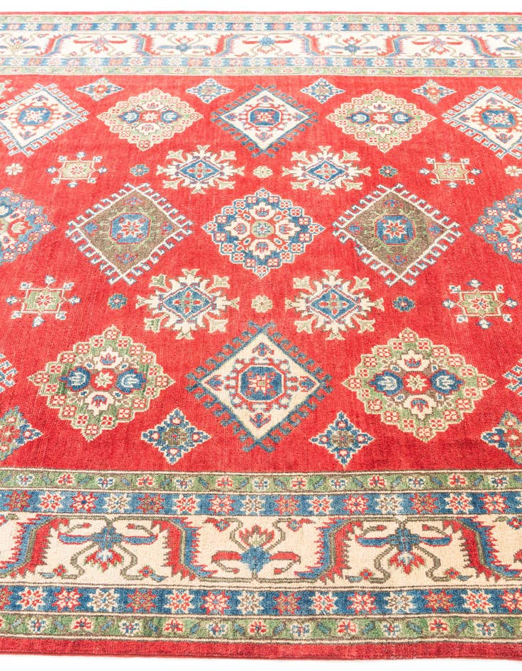 Detail image of  6' 6 x 9' 9  Hand Knotted Kazak Rug