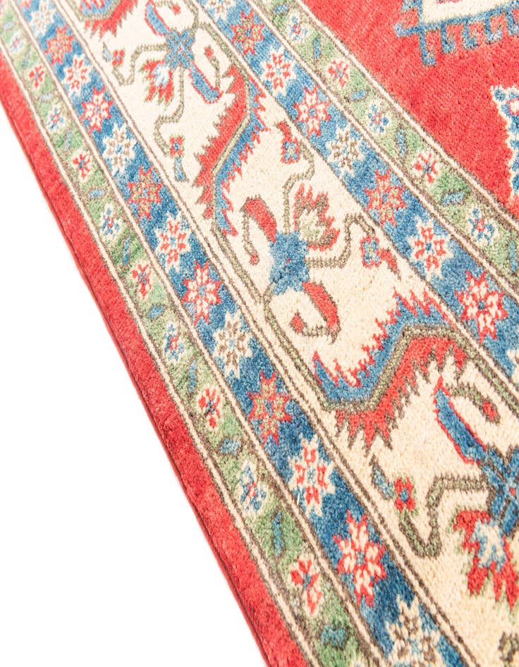 Detail image of  6' 6 x 9' 9  Hand Knotted Kazak Rug