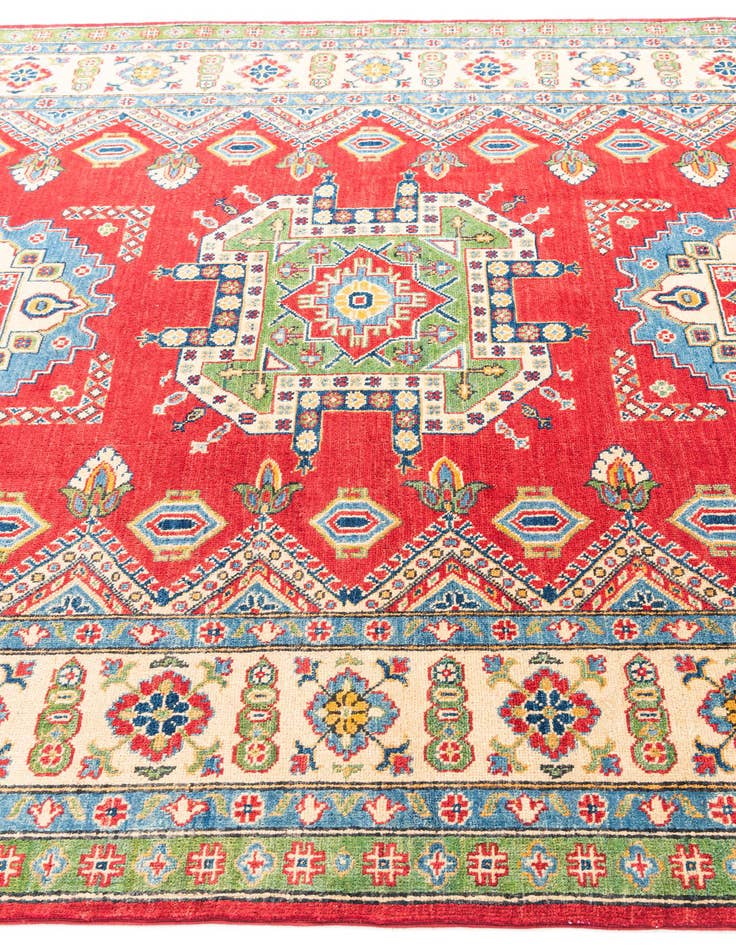 Detail image of  6' 8 x 9' 7  Hand Knotted Kazak Rug