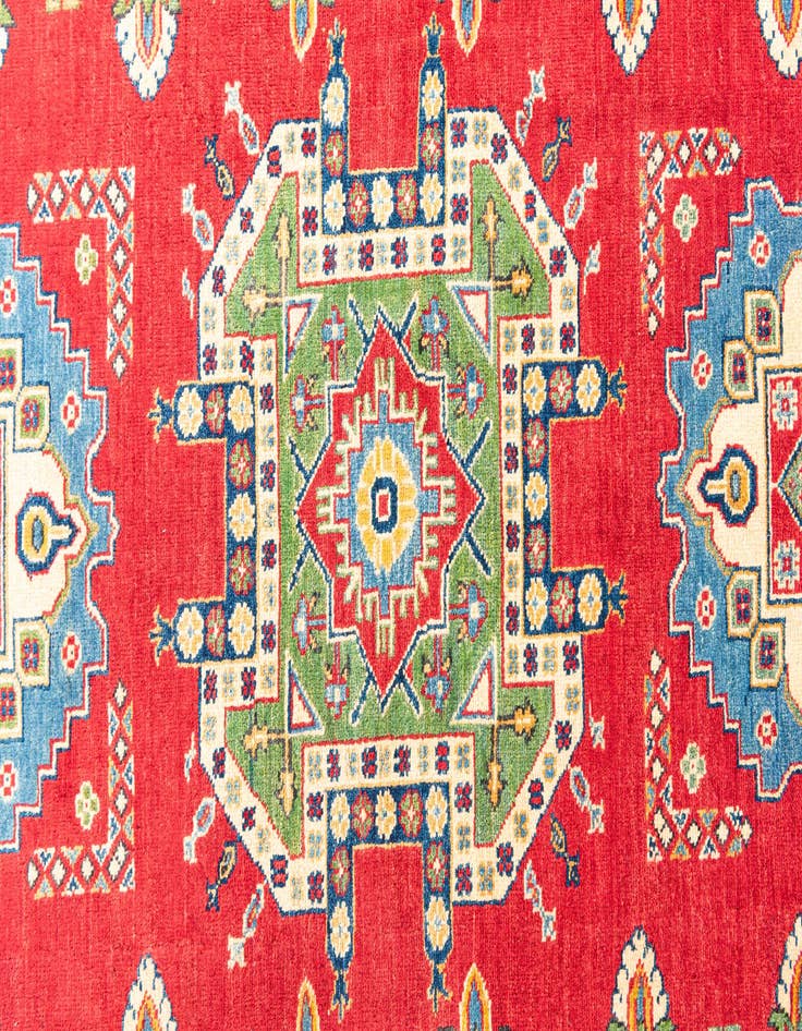 Detail image of  6' 8 x 9' 7  Hand Knotted Kazak Rug