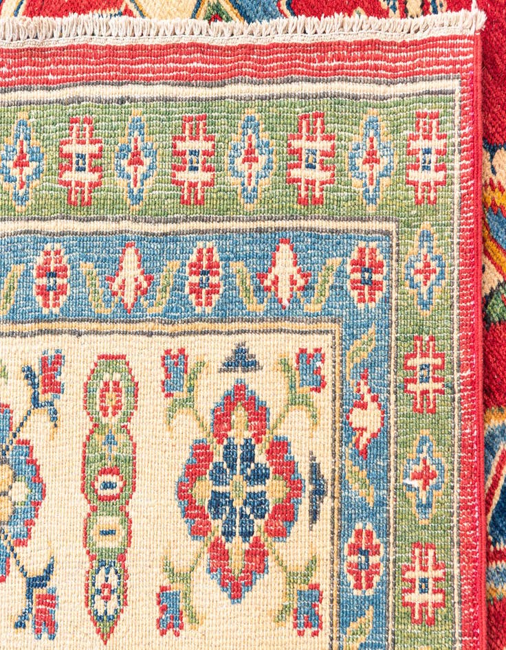 Detail image of  6' 8 x 9' 7  Hand Knotted Kazak Rug