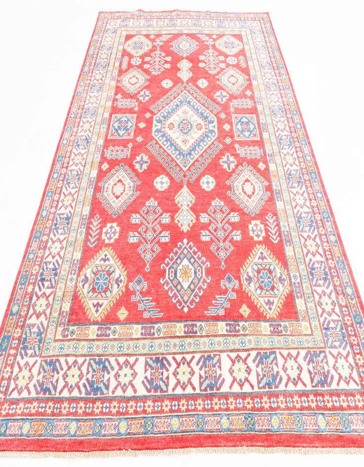 Detail image of  6' 6 x 9' 6  Hand Knotted Kazak Rug