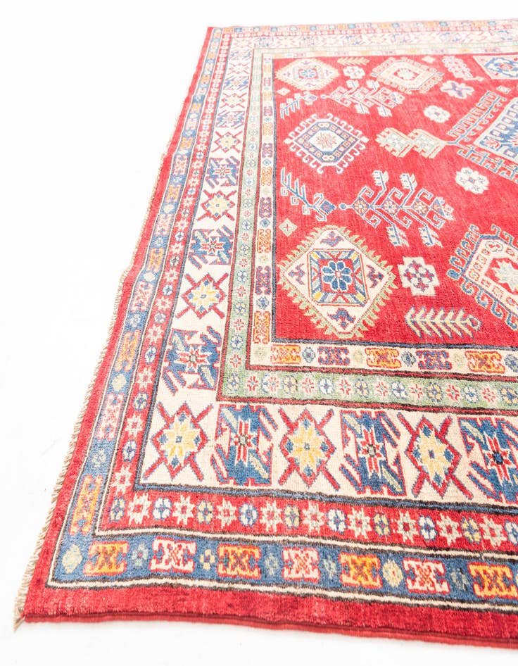 Detail image of  6' 6 x 9' 6  Hand Knotted Kazak Rug