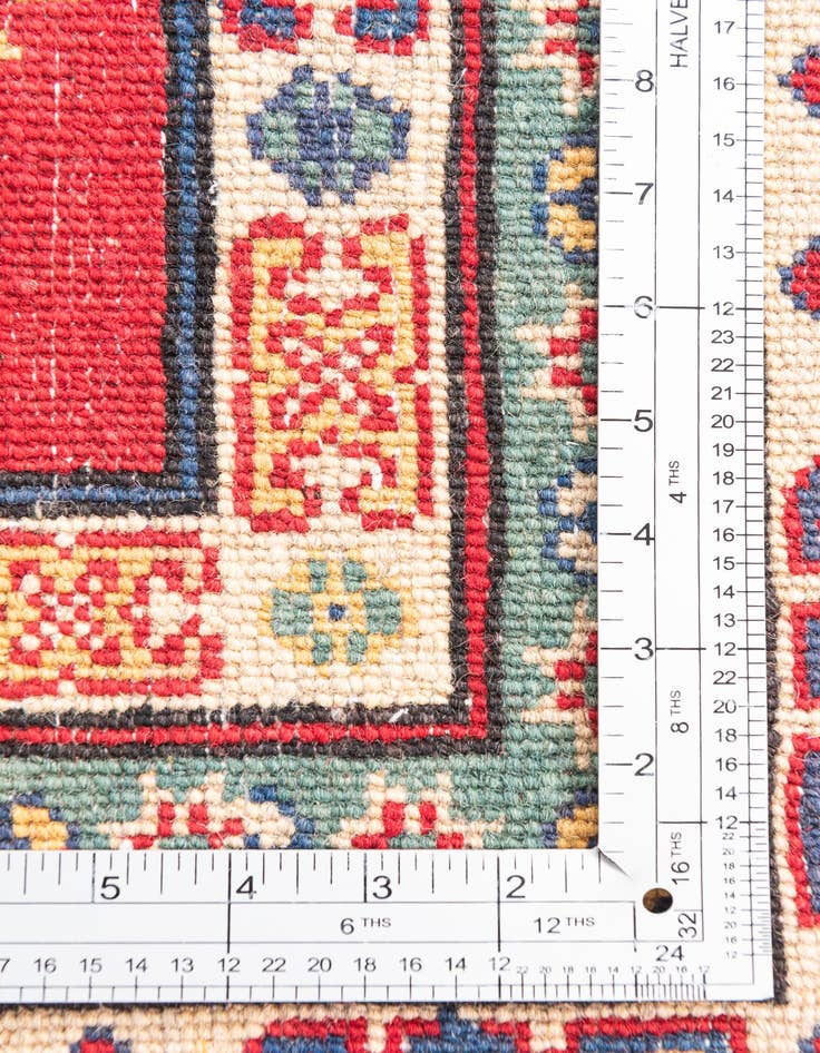 Detail image of  6' 6 x 9' 6  Hand Knotted Kazak Rug