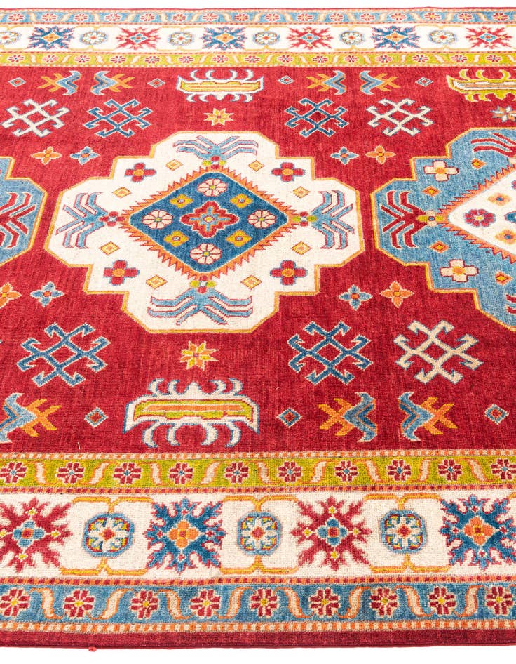 Detail image of  6' 2 x 8' 10  Hand Knotted Kazak Rug