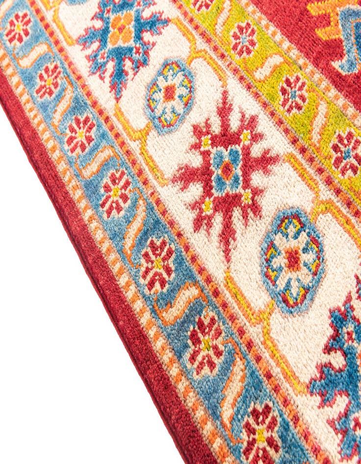 Detail image of  6' 2 x 8' 10  Hand Knotted Kazak Rug