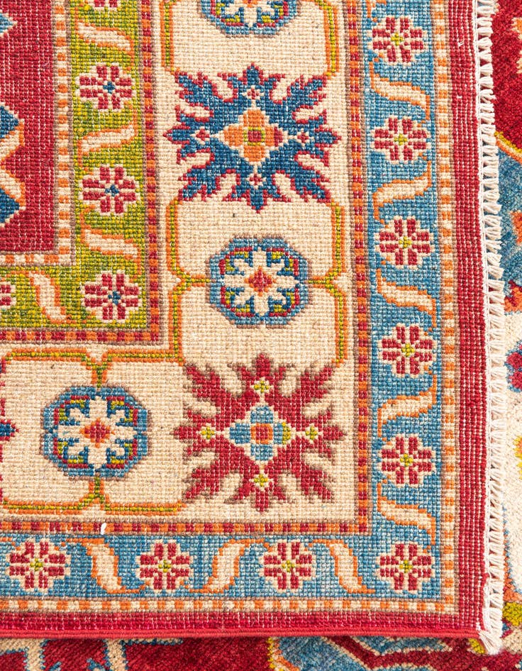 Detail image of  6' 2 x 8' 10  Hand Knotted Kazak Rug