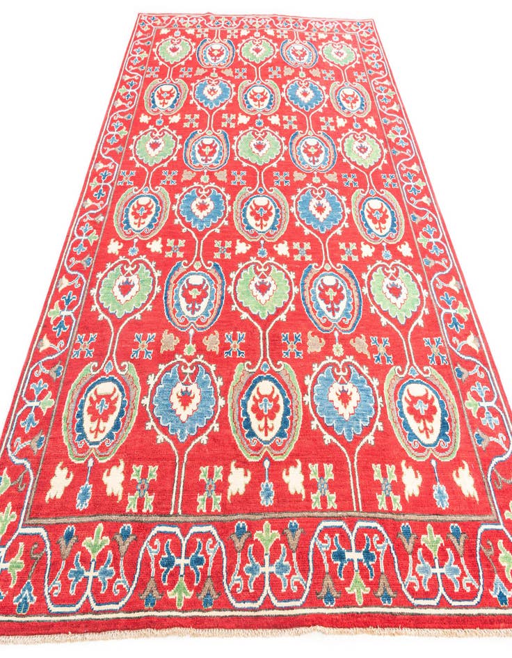 Detail image of  6' 8 x 9' 9  Hand Knotted Kazak Rug