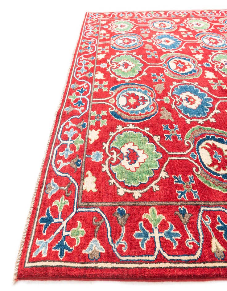 Detail image of  6' 8 x 9' 9  Hand Knotted Kazak Rug