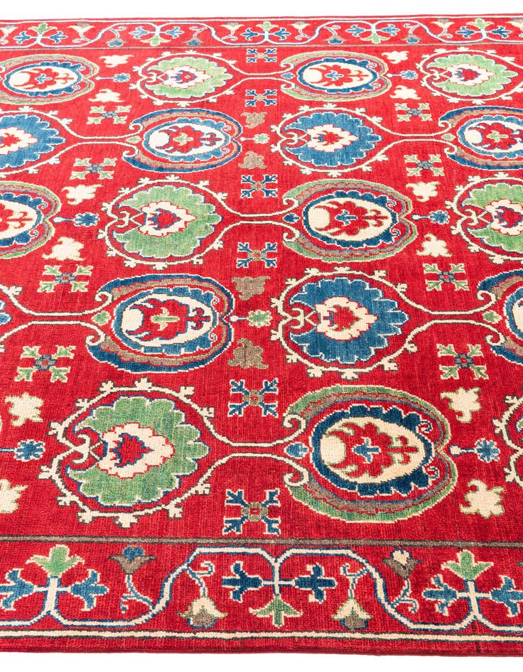 Detail image of  6' 8 x 9' 9  Hand Knotted Kazak Rug