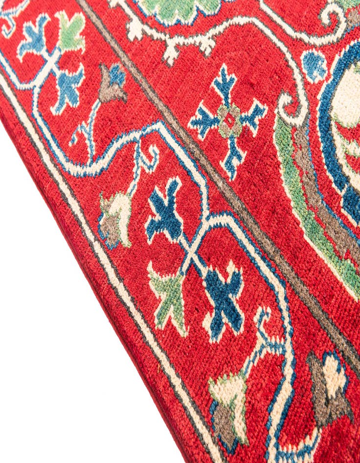 Detail image of  6' 8 x 9' 9  Hand Knotted Kazak Rug