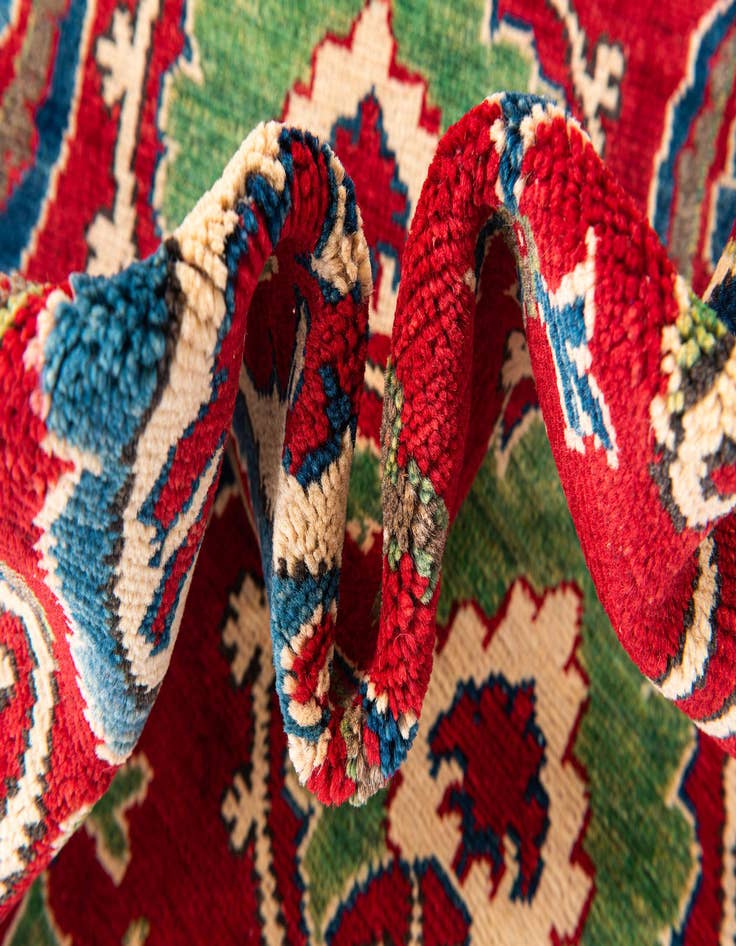 Detail image of  6' 8 x 9' 9  Hand Knotted Kazak Rug