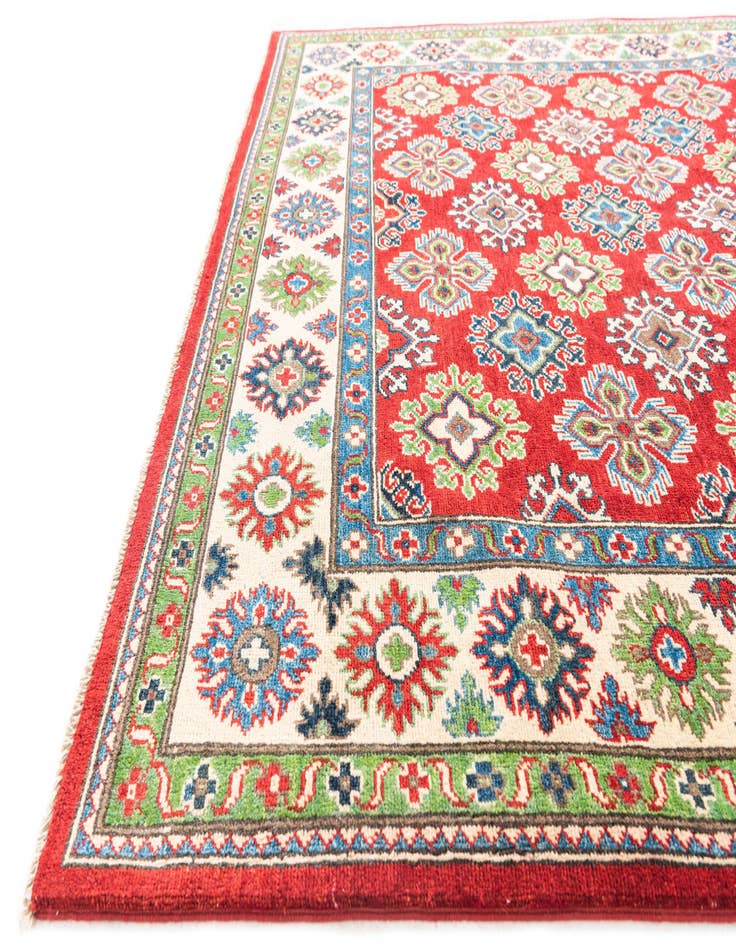 Detail image of  6' 2 x 9'  Hand Knotted Kazak Rug
