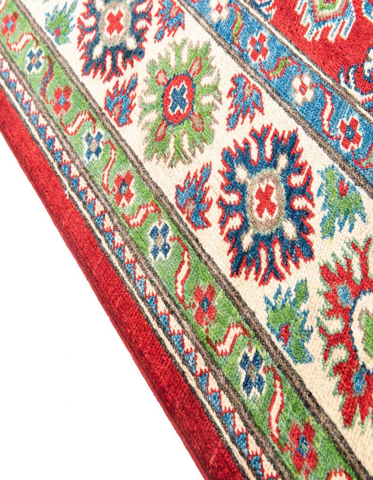 Detail image of  6' 2 x 9'  Hand Knotted Kazak Rug