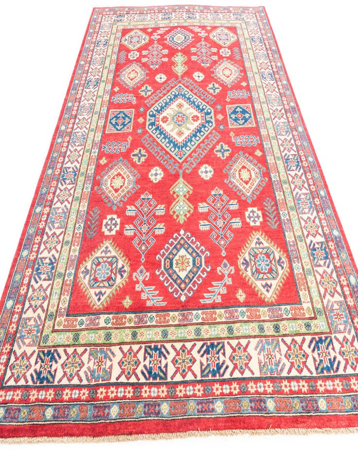 Detail image of  6' 7 x 9' 2  Hand Knotted Kazak Rug