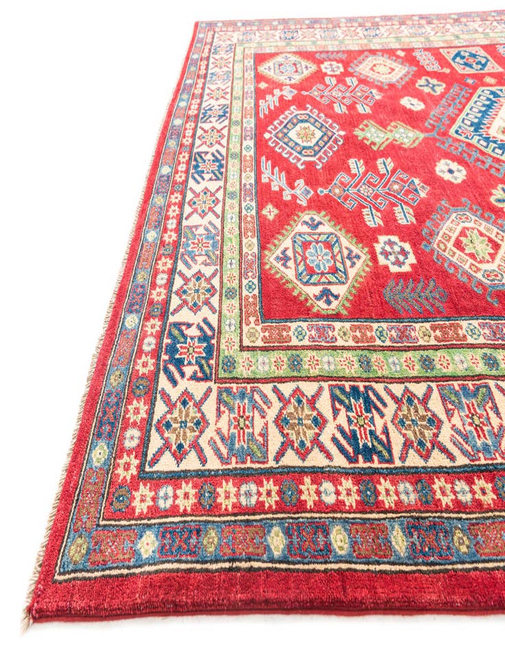 Detail image of  6' 7 x 9' 2  Hand Knotted Kazak Rug