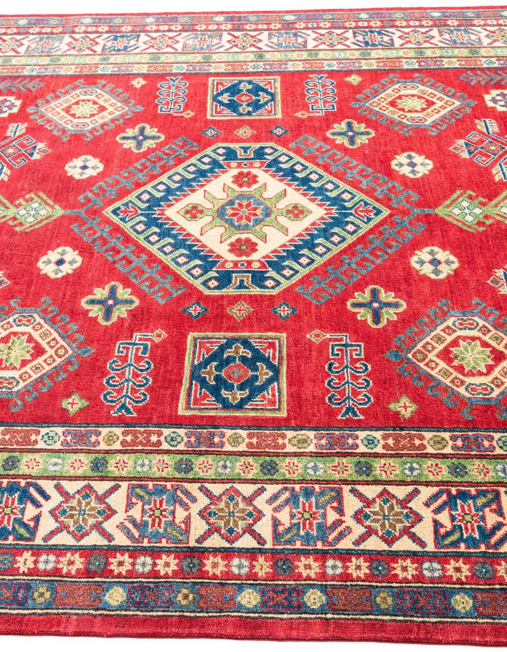 Detail image of  6' 7 x 9' 2  Hand Knotted Kazak Rug