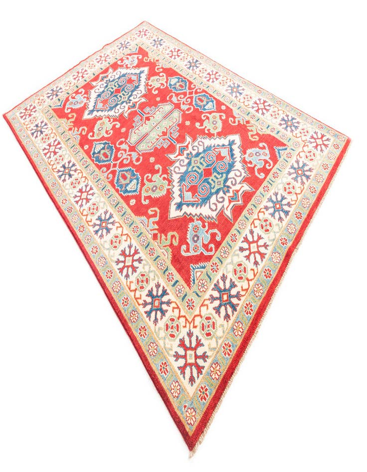 Detail image of  6' 6 x 9' 7  Hand Knotted Kazak Rug