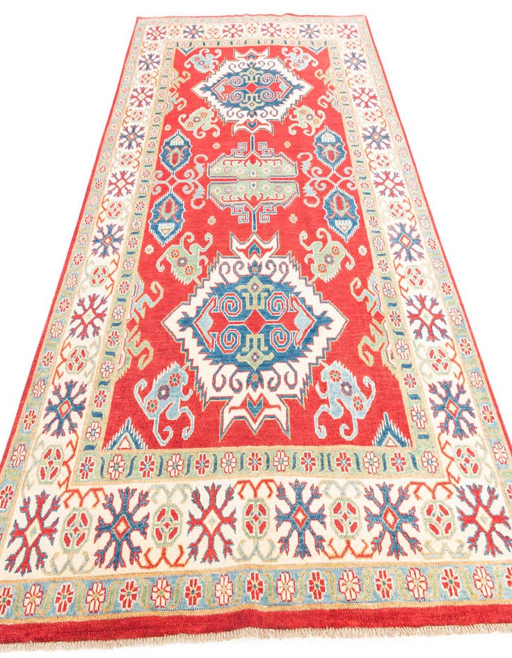 Detail image of  6' 6 x 9' 7  Hand Knotted Kazak Rug