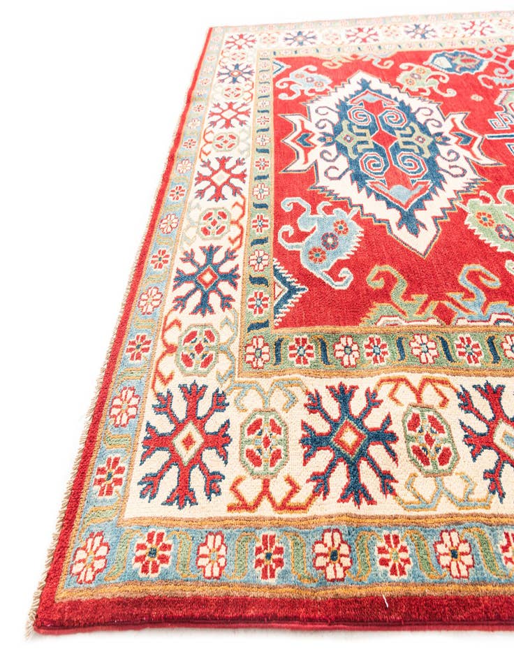 Detail image of  6' 6 x 9' 7  Hand Knotted Kazak Rug
