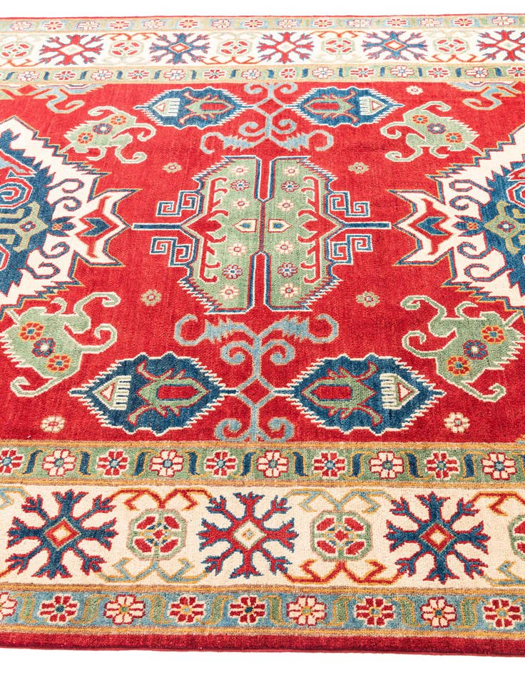 Detail image of  6' 6 x 9' 7  Hand Knotted Kazak Rug