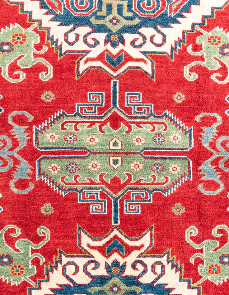 Detail image of  6' 6 x 9' 7  Hand Knotted Kazak Rug