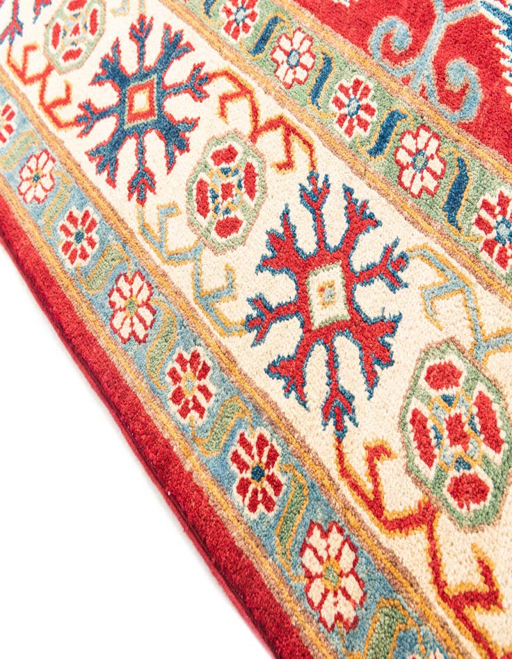 Detail image of  6' 6 x 9' 7  Hand Knotted Kazak Rug
