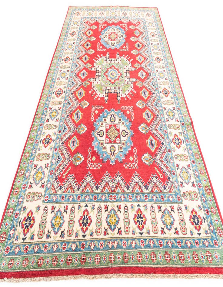 Detail image of  6' 7 x 10' 5  Hand Knotted Kazak Rug