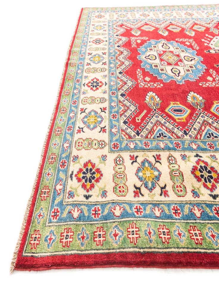 Detail image of  6' 7 x 10' 5  Hand Knotted Kazak Rug