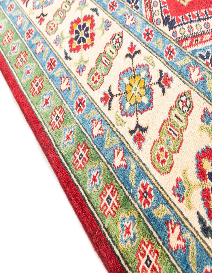 Detail image of  6' 7 x 10' 5  Hand Knotted Kazak Rug