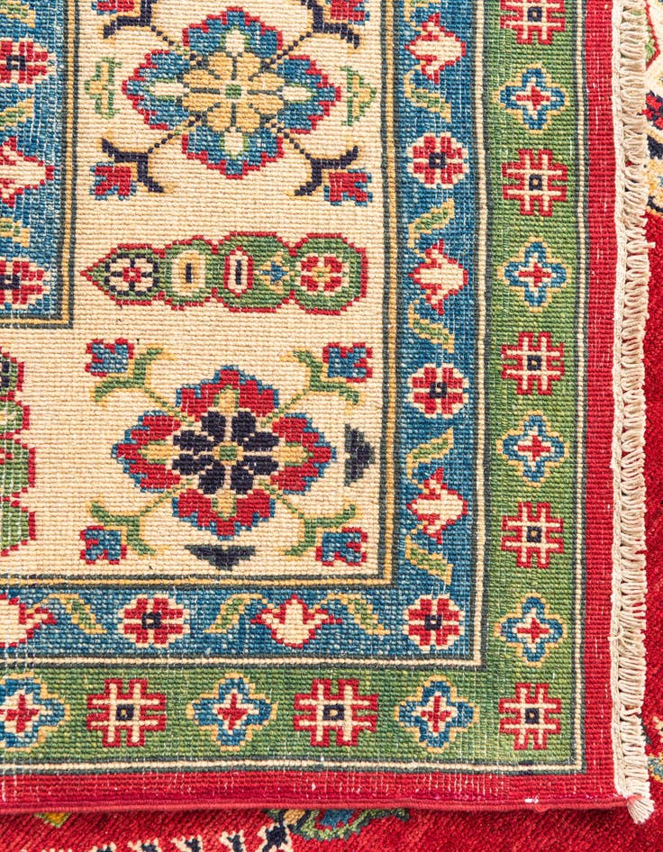 Detail image of  6' 7 x 10' 5  Hand Knotted Kazak Rug