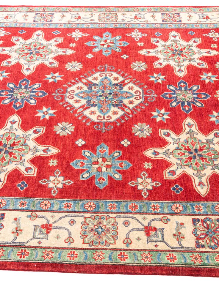 Detail image of  6' 6 x 9' 9  Hand Knotted Kazak Rug
