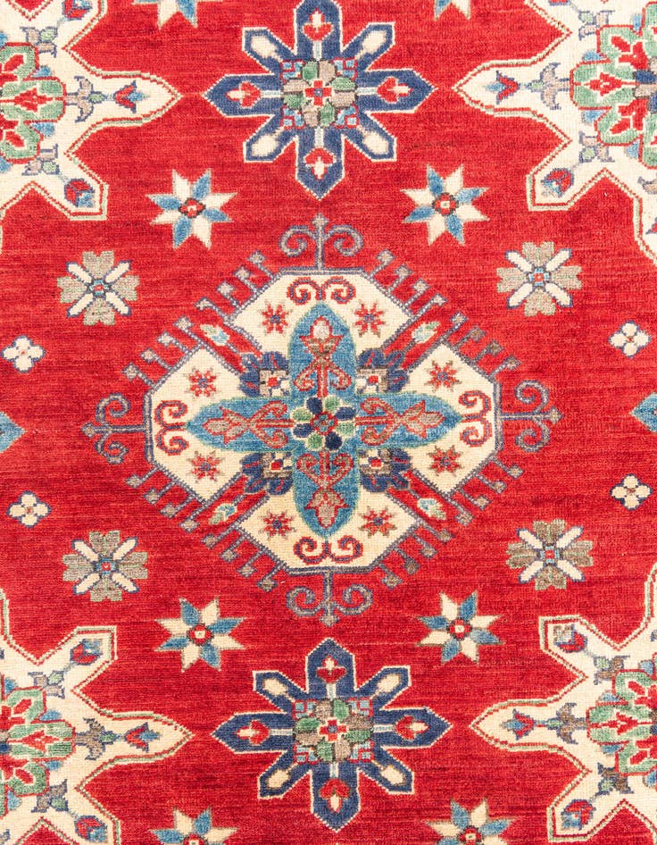 Detail image of  6' 6 x 9' 9  Hand Knotted Kazak Rug