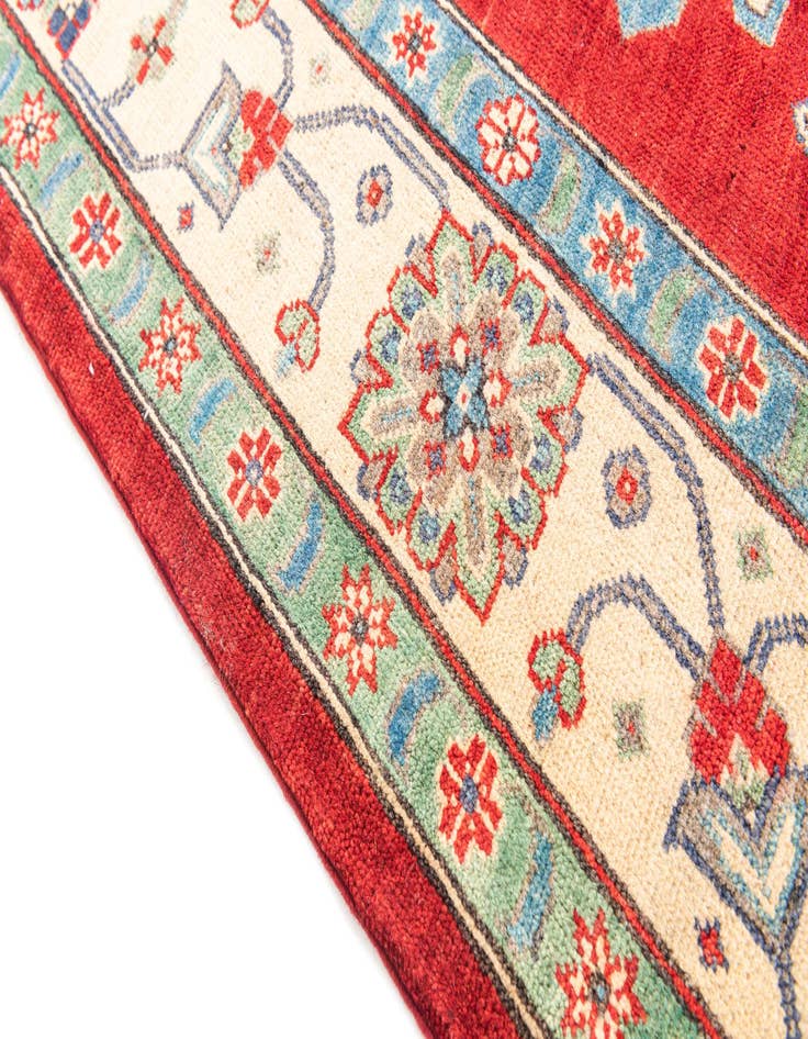 Detail image of  6' 6 x 9' 9  Hand Knotted Kazak Rug
