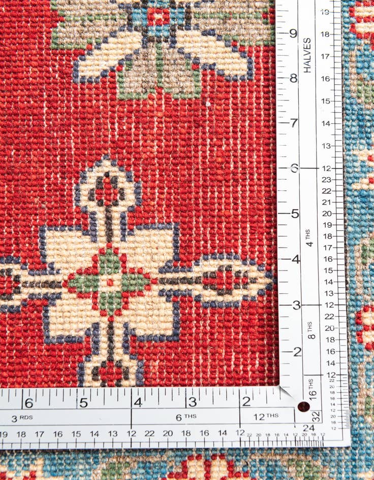 Detail image of  6' 6 x 9' 9  Hand Knotted Kazak Rug