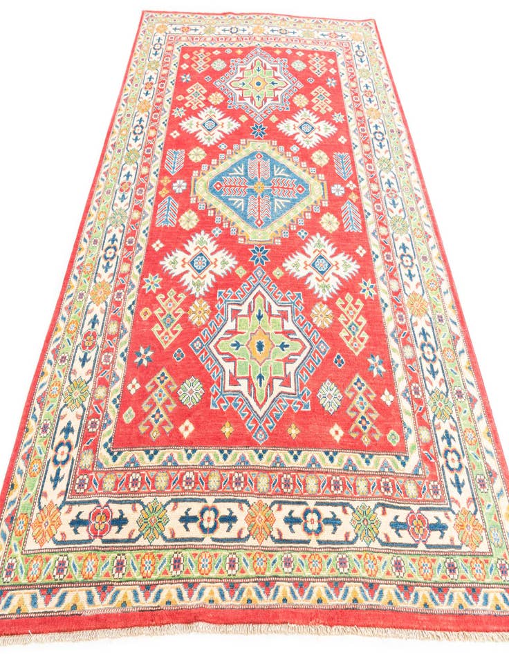 Detail image of  6' 2 x 9'  Hand Knotted Kazak Rug
