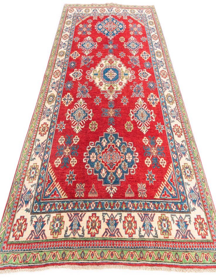 Detail image of  5' 10 x 9' 2  Hand Knotted Kazak Rug