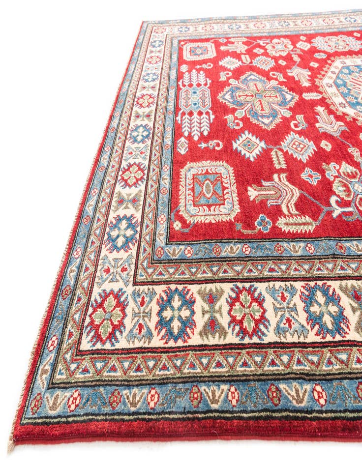 Detail image of  6' 7 x 9' 7  Hand Knotted Kazak Rug