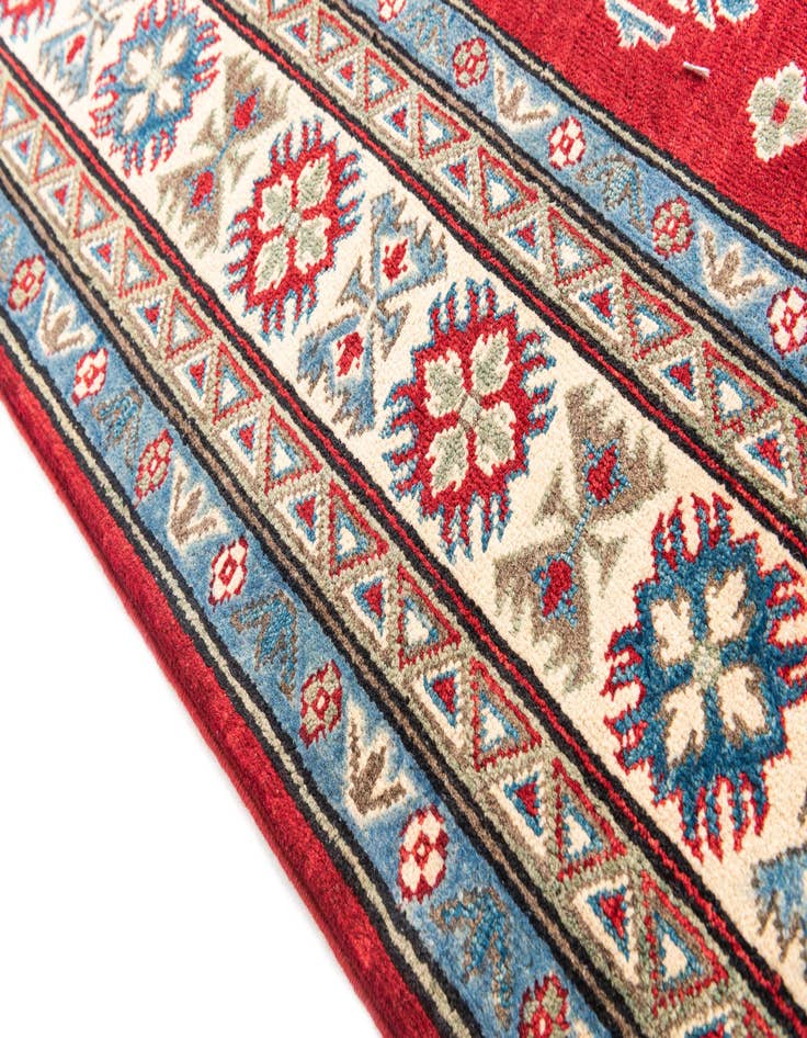 Detail image of  6' 7 x 9' 7  Hand Knotted Kazak Rug