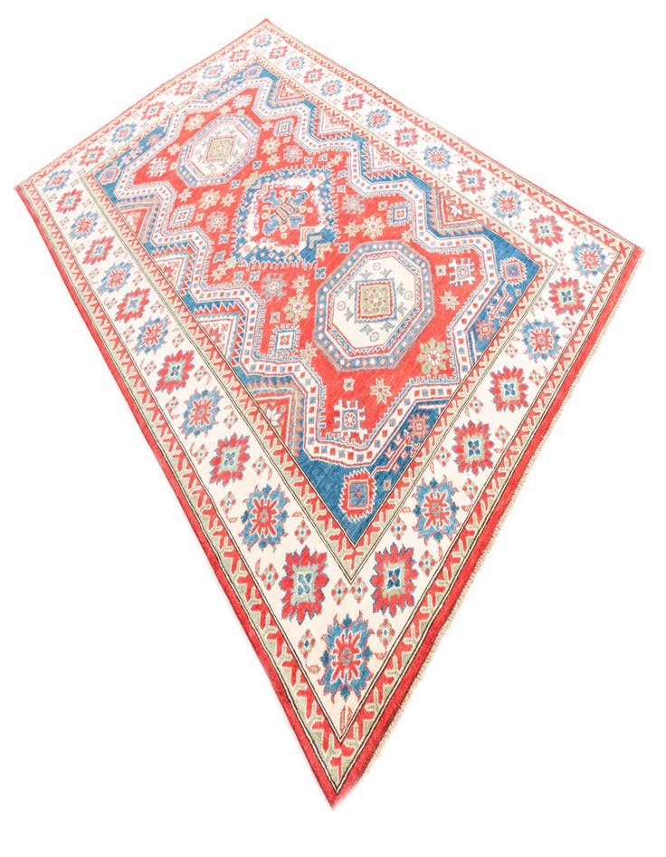 Detail image of  6' 6 x 9' 9  Hand Knotted Kazak Rug