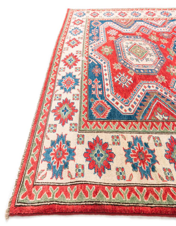Detail image of  6' 6 x 9' 9  Hand Knotted Kazak Rug