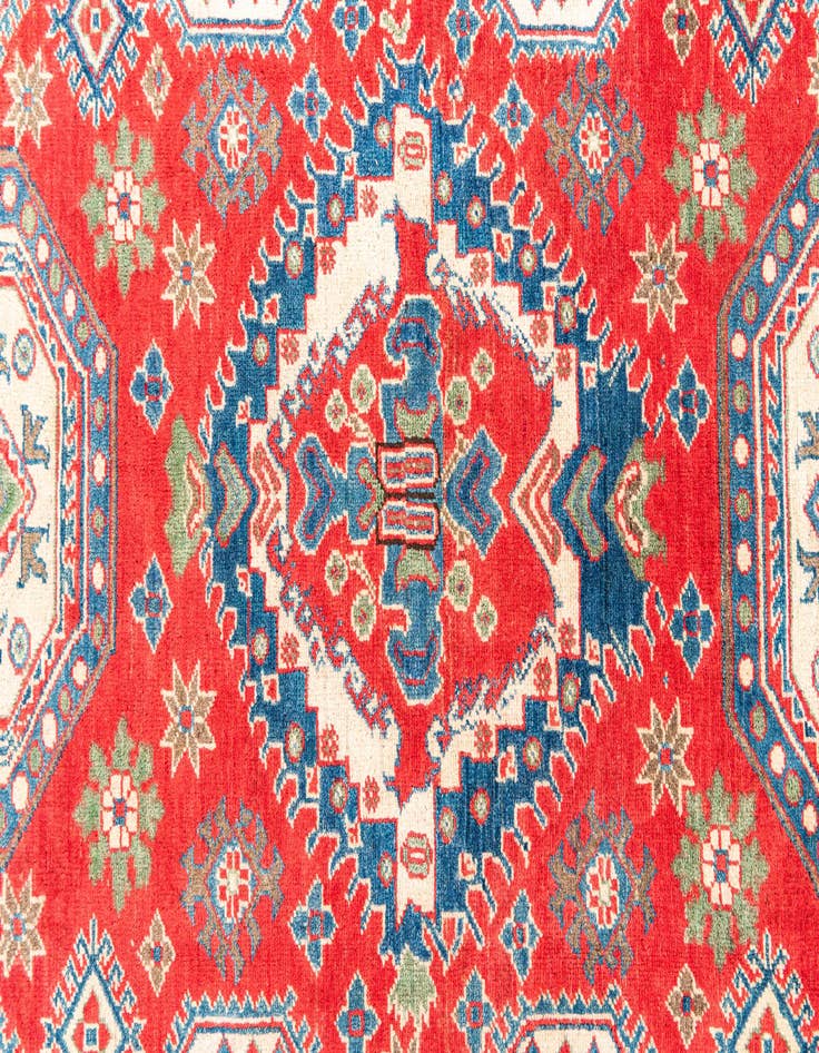 Detail image of  6' 6 x 9' 9  Hand Knotted Kazak Rug