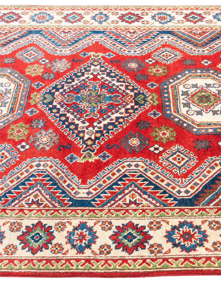 Detail image of  5' x 7'  Hand Knotted Kazak Rug