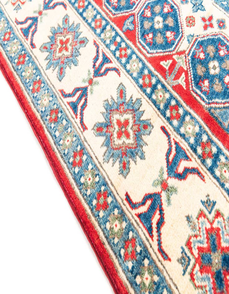 Detail image of  5' x 6' 9  Hand Knotted Kazak Rug